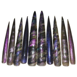 Hand crafted custom 10pc xxxl acrylic press on nails